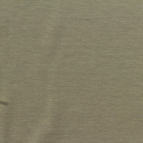 Cotton Tencel Lyocell Stretch Jersey Knit Fabric, 160 gsm, 190 cm — Khaki