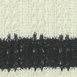 Off-White Horizontal-Stripe Rib Knit, Cotton-Poly — texture