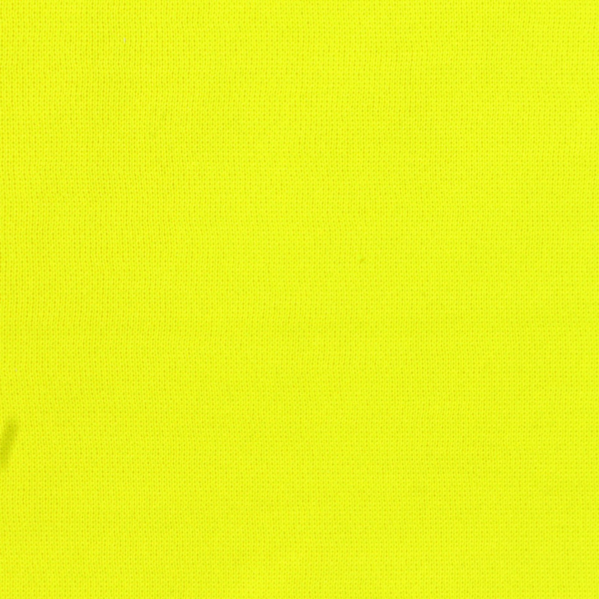 Brushed 100% Polyester French Terry Fabric, 310 gsm, 165 cm — Yellow