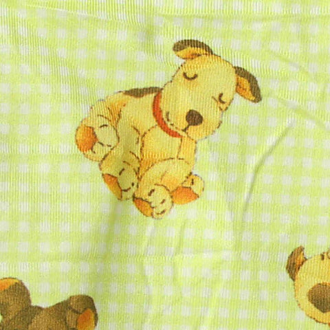Printed Polyester Stretch Jersey Knit Fabric, 110 gsm, 152 cm — Green