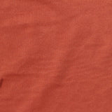 Brushed Polyester Stretch Milk Silk Knit Fabric, 160 gsm, 155 cm — Orange