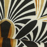 Black Lines Milk Silk Knit, Polyester — texture