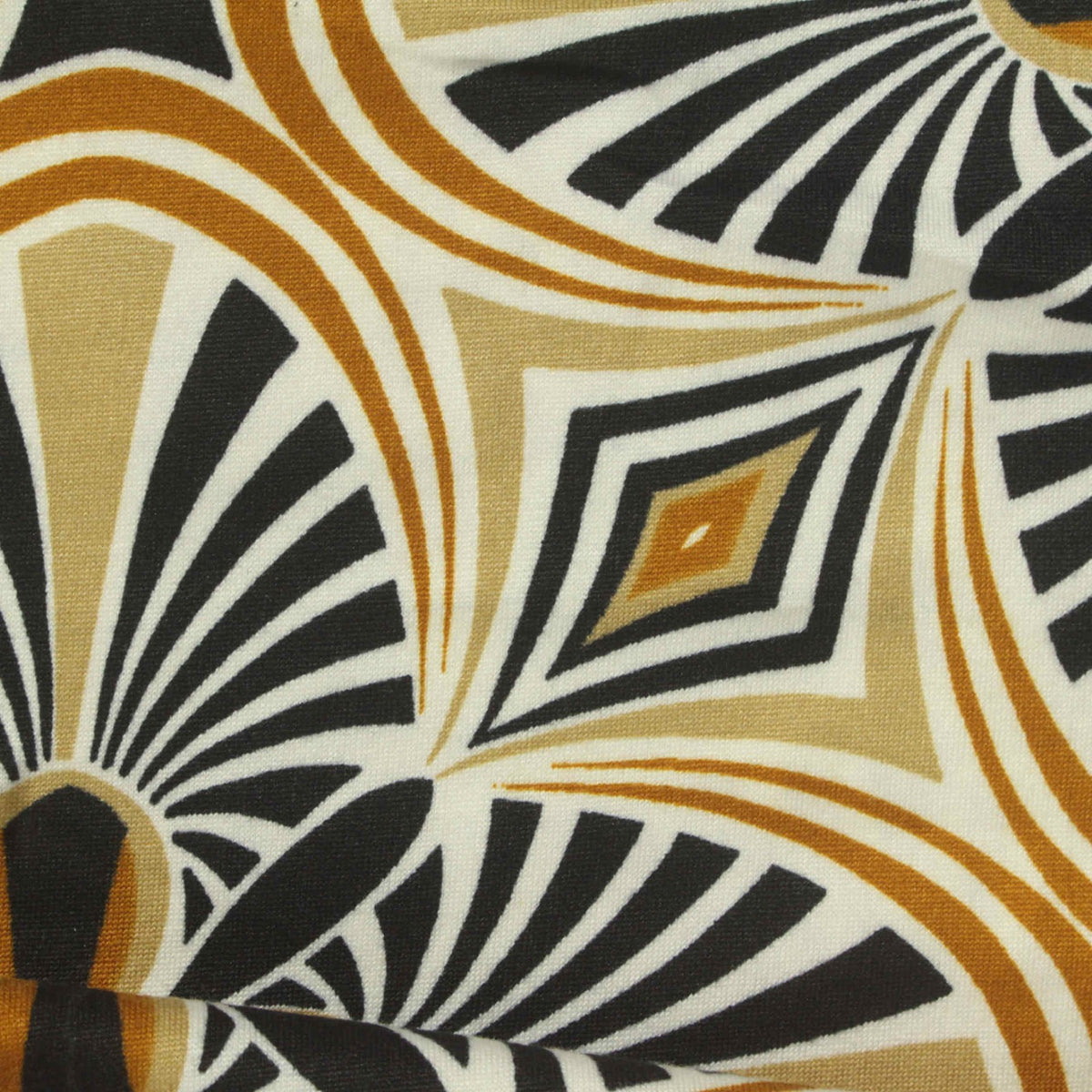 Black Lines Milk Silk Knit, Polyester