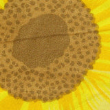 Yellow Sunflower Milk Silk Knit, Polyester — texture