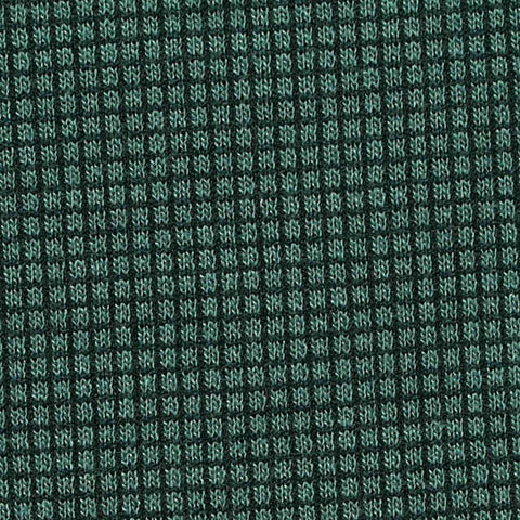 Light Green Square Interlock Knit, Modal-Poly