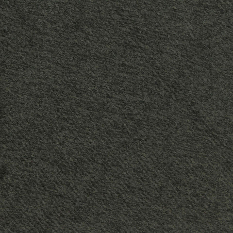 Dark Green Marl Milk Silk Knit, Polyester, 180 gsm