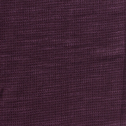 Deep Purple Marl Interlock Knit, Modal-Poly