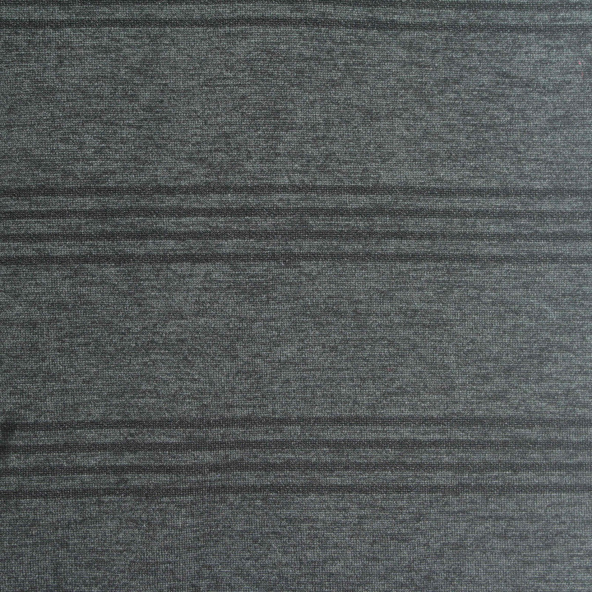 Grey Horizontal-Stripe Jersey Knit, Polyester, 200 gsm