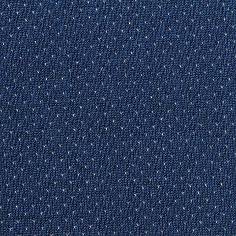 Polyester Stretch Birdseye Knit Fabric, 130 gsm, 153 cm — Navy