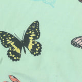 Black Butterflies Jersey Knit, Polyester