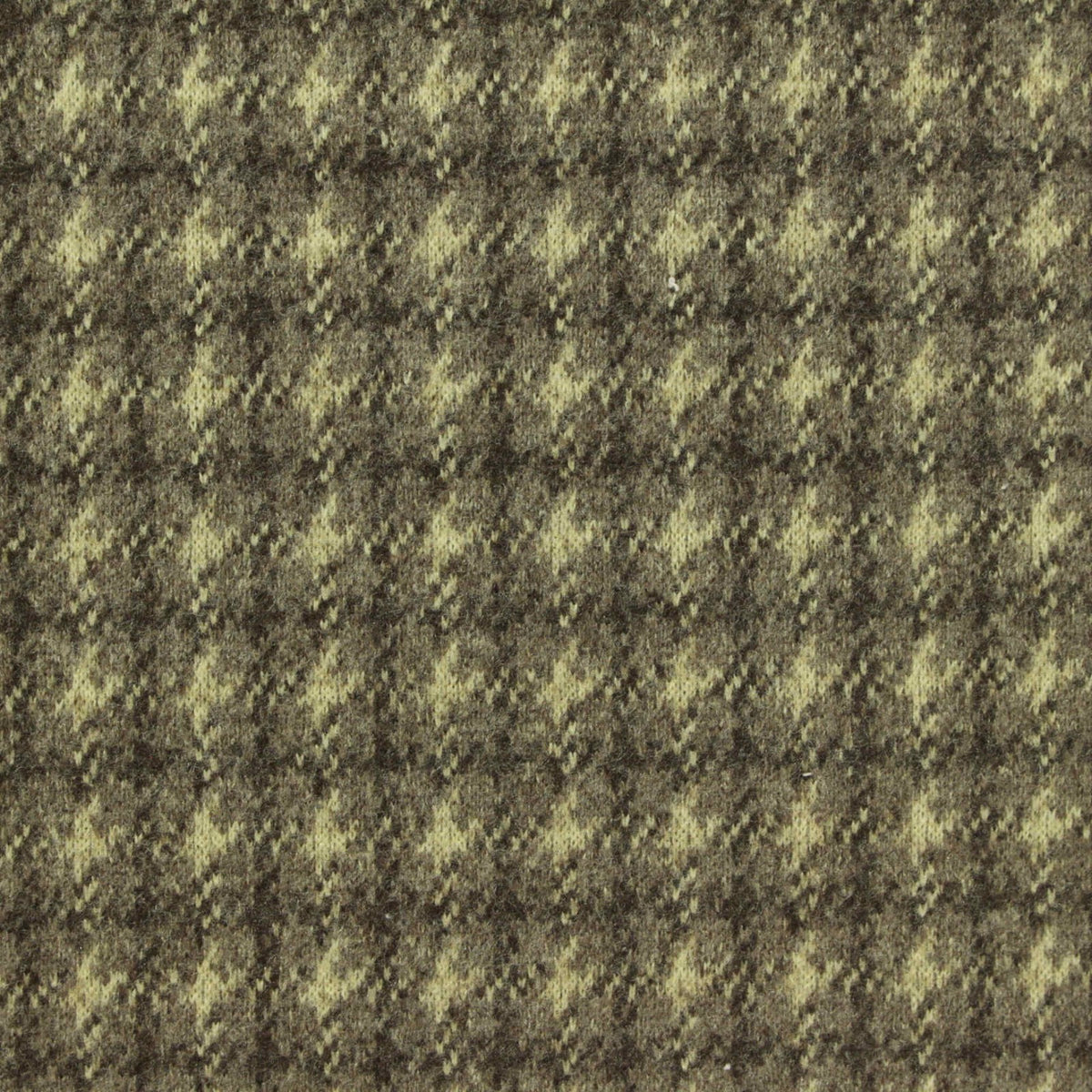 Brown Houndstooth Jacquard, Polyester, 368 gsm