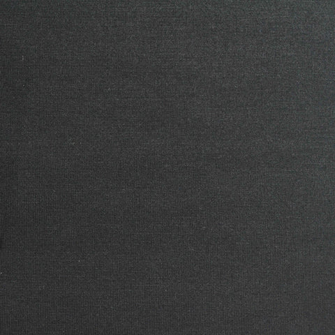 Viscose Nylon Stretch Ponte Knit Fabric, 420 gsm, 160 cm — Black