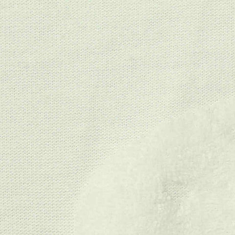 Off-White Heart Jacquard, Cotton-Poly