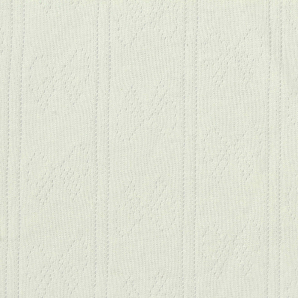 Off-White Tone-on-Tone Rib Knit, Cotton