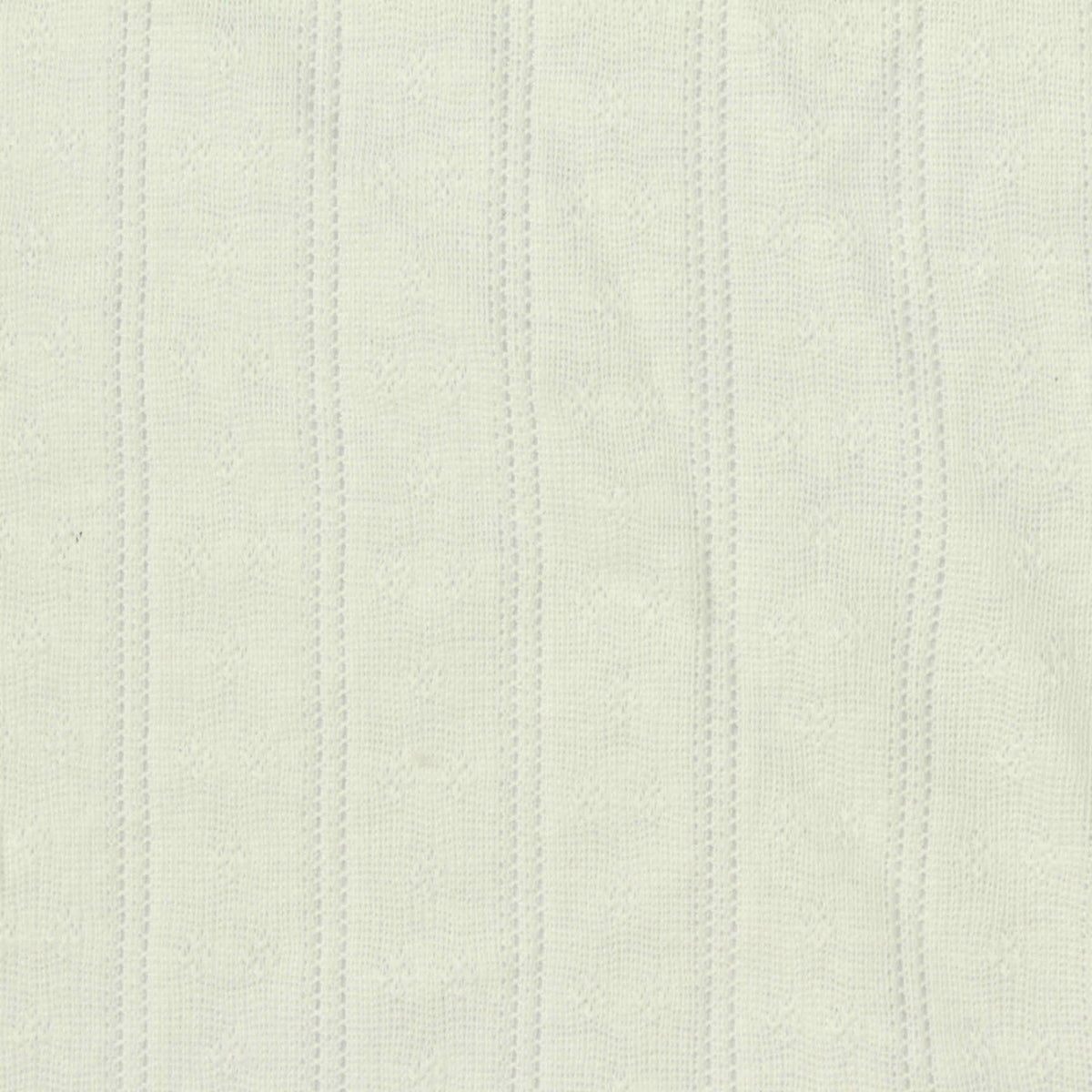 Off-White Openwork Rib Knit, Cotton