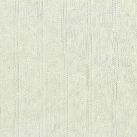 Off-White Openwork Rib Knit, Cotton