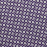 White Geometric Jersey Knit, Polyester