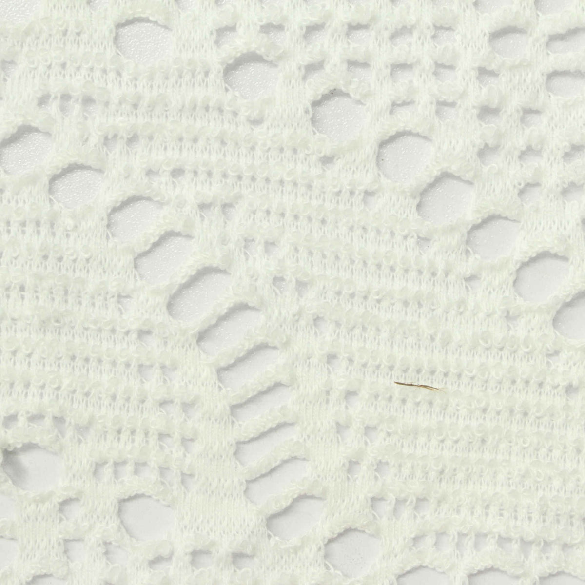 White Openwork Jacquard, Spandex