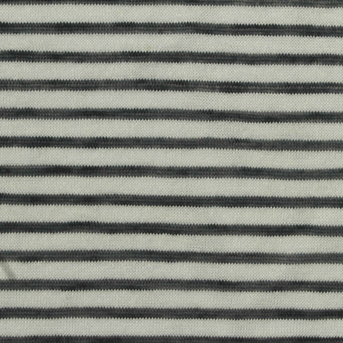 Dark Grey Horizontal-Stripe Knit, Poly-Viscose