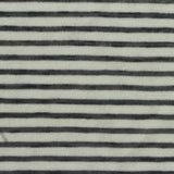Dark Grey Horizontal-Stripe Knit, Poly-Viscose