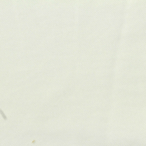 Cotton Polyester Piqué Knit Fabric, 285 gsm, 165 cm — White