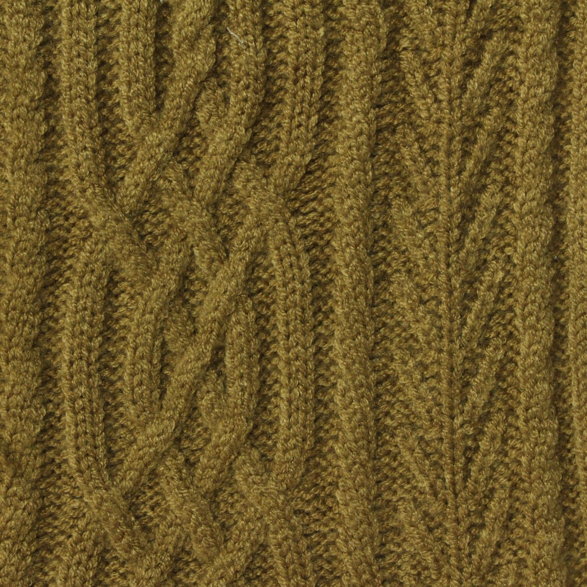 Jacquard Viscose Polyester Blend Knit Fabric, 460 gsm, 145 cm — Khaki