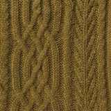 Jacquard Viscose Polyester Blend Knit Fabric, 460 gsm, 145 cm — Khaki