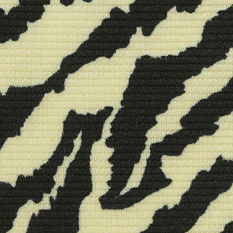 Black Zebra Knit, Polyester, 260 gsm