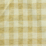 Plaid Polyester Viscose Stretch Interlock Knit Fabric, 270 gsm, 155 cm — Beige
