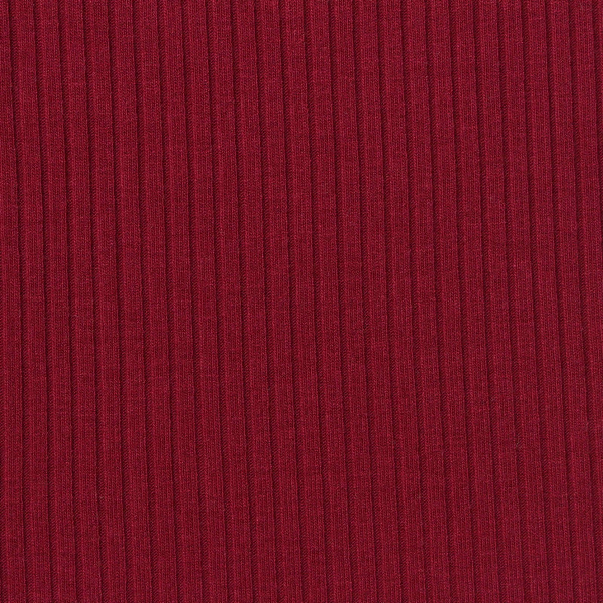 Viscose Stretch Rib Knit Fabric, 230 gsm, 138 cm — Red