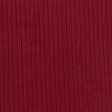 Viscose Stretch Rib Knit Fabric, 230 gsm, 138 cm — Red
