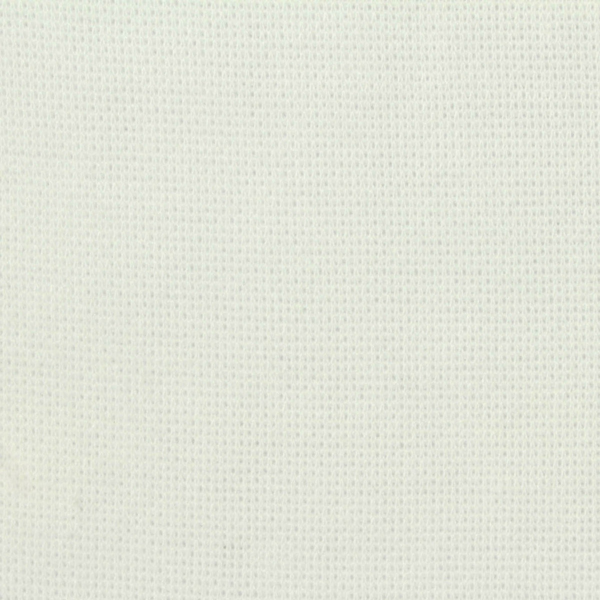 Polyester Viscose Stretch Interlock Knit Fabric, 280 gsm, 165 cm — White