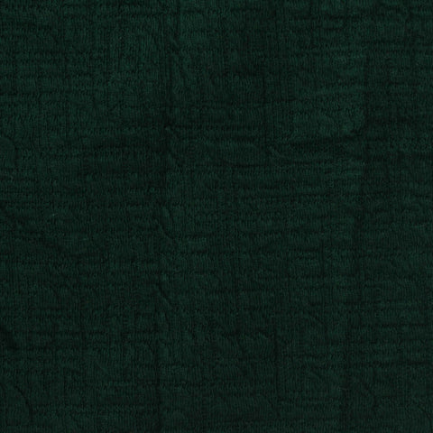 Jacquard Cotton Polyester Stretch Knit Fabric, 260 gsm, 160 cm — Green