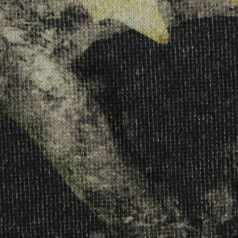 Yellow Camo French Terry, Cotton-Poly