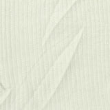 Viscose Nylon Blend Rib Knit Fabric, 170 gsm, 160 cm — White