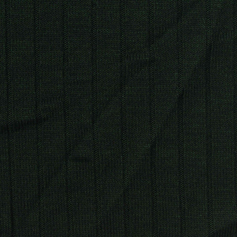 Polyester Viscose Stretch Rib Knit Fabric, 320 gsm, 180 cm — Green