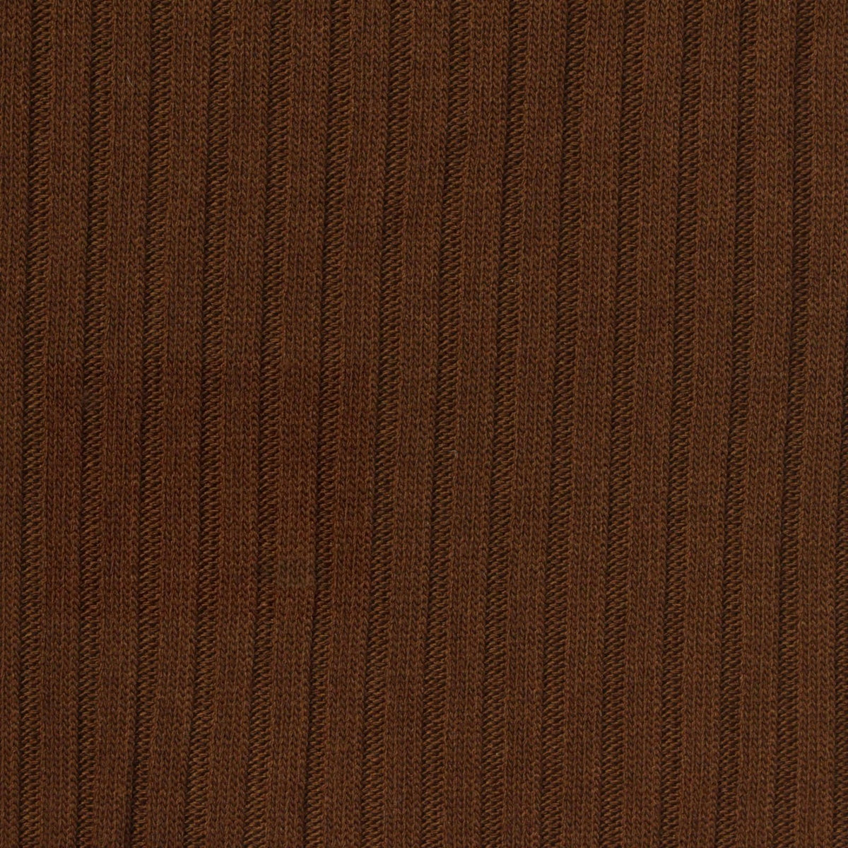 Polyester Viscose Stretch Rib Knit Fabric, 320 gsm, 155 cm — Brown