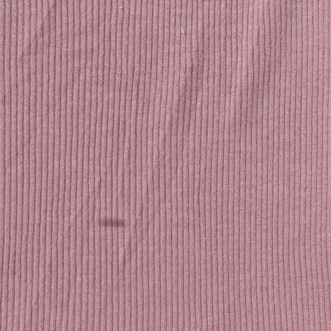 Viscose Polyester Stretch Rib Knit Fabric, 195 gsm, 152 cm — Pink
