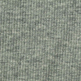 Heather Grey Marl Rib Knit, Cotton-Poly — texture