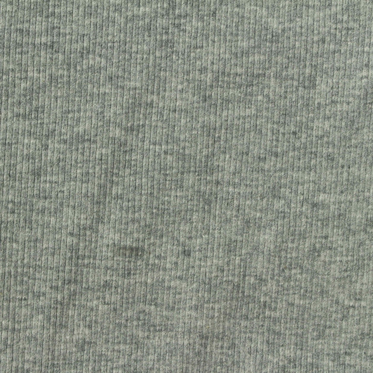 Heather Grey Marl Rib Knit, Cotton-Poly, 280 gsm, 122 cm