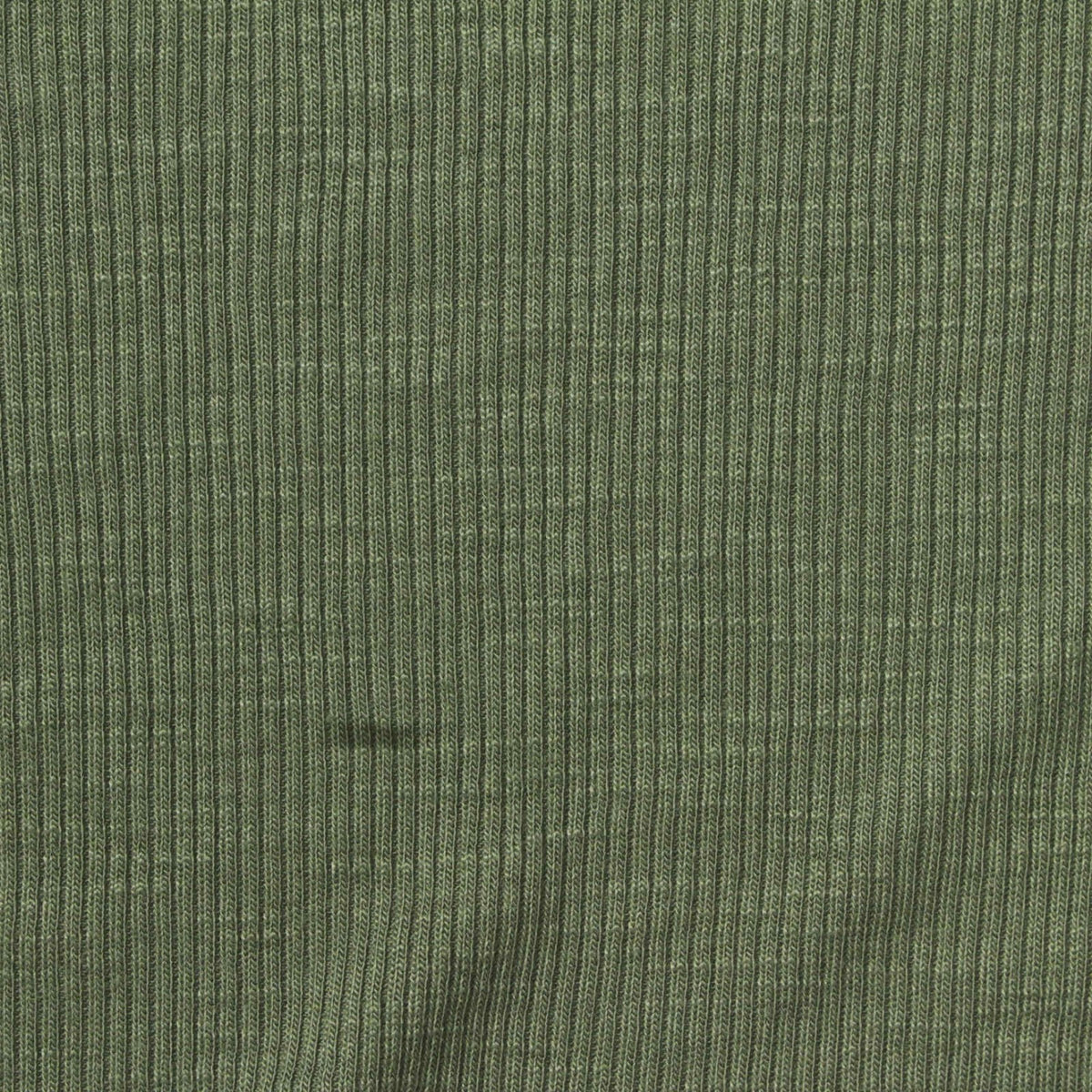 Slub Polyester Viscose Rib Knit Fabric, 205 gsm, 160 cm — Green