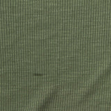 Slub Polyester Viscose Rib Knit Fabric, 205 gsm, 160 cm — Green