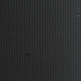 Viscose Stretch Rib Knit Fabric, 395 gsm, 150 cm — Black