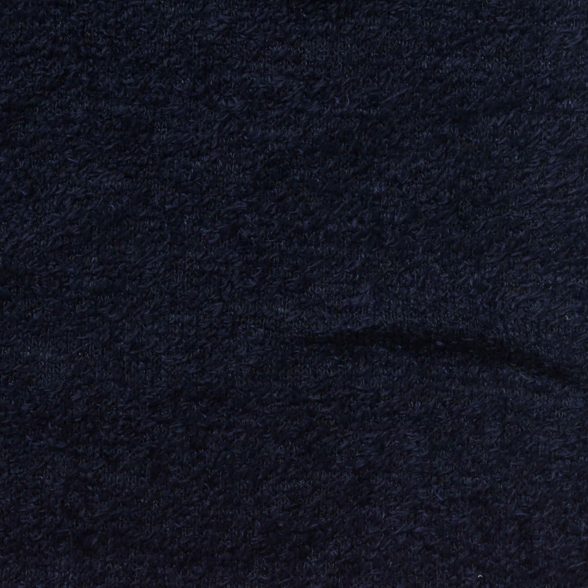 Slub Chenille Fabric, 250 gsm, 155 cm — Navy