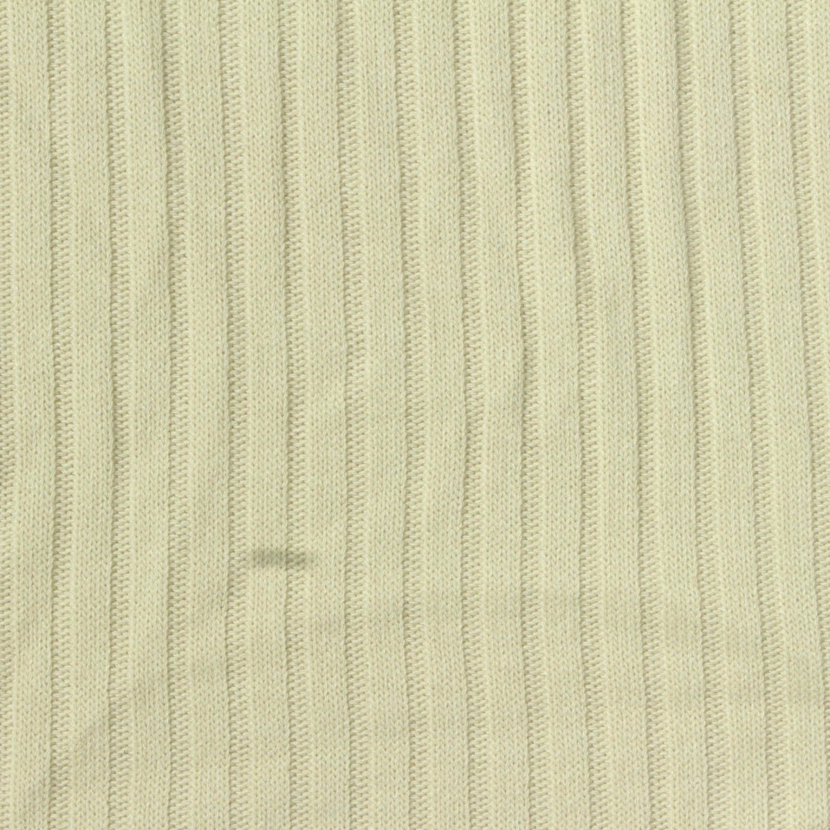 Pale Cream Rib Knit, Poly-Viscose