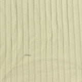 Polyester Viscose Stretch Rib Knit Fabric, 320 gsm, 180 cm — Yellow