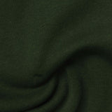 Brushed Cotton Polyester French Terry Fabric, 240 gsm, 165 cm — Green