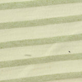 Light Cream Horizontal-Stripe French Terry, Cotton