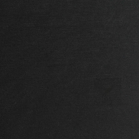Polyester Viscose Stretch Scuba Knit Fabric, 250 gsm, 160 cm — Black, ref EF-266179
