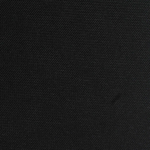 Acetate Polyester Stretch Scuba Knit Fabric, 240 gsm, 148 cm — Black